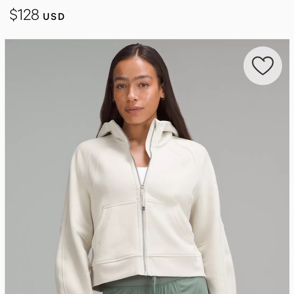 Scuba Oversized Full-Zip Hoodie Size 12